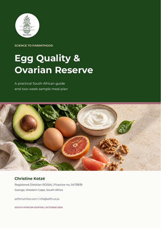 SoFitt Egg Quality & Ovarian Reserve Guide & Meal Plan