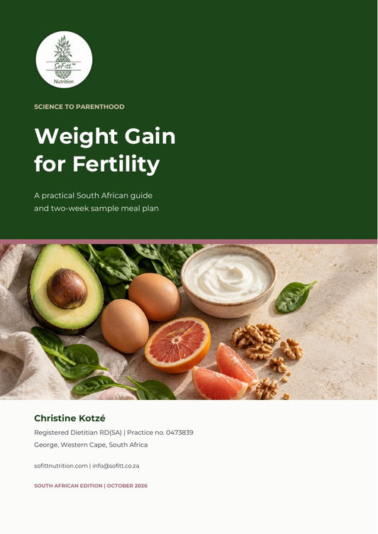 SoFitt Weight Gain for Fertility Guide & Meal Plan