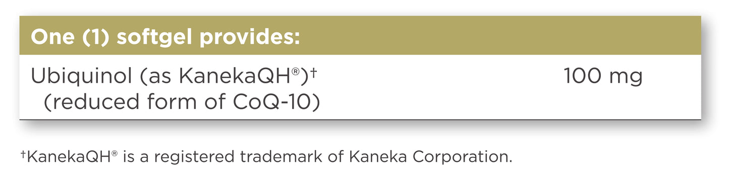 Solgar® Ubiquinol 100 mg softgels-Pack of 50